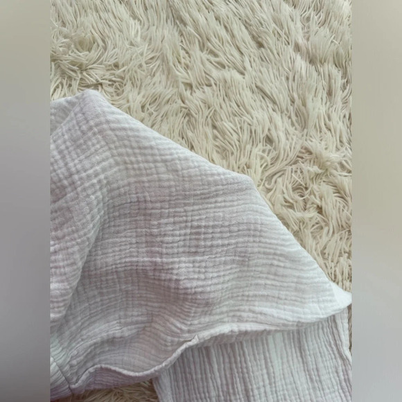 Madewell Lightestspun Beach Cover-Up Pants elastic waist drawstring pocket SZ XS - Picture 10 of 11